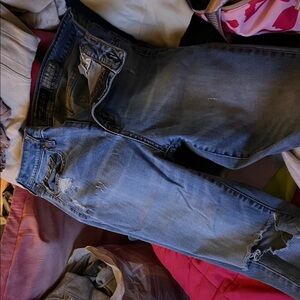 women’s blue jeans aeropostale